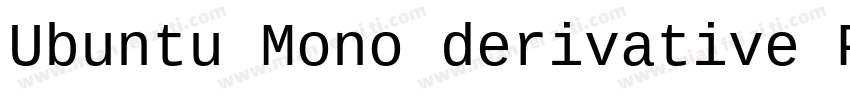 Ubuntu Mono derivative Powerline字体转换